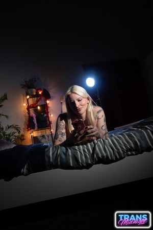 Trans Beauty Astrid Soleil Takes Hard Cock Bare - Photo 95