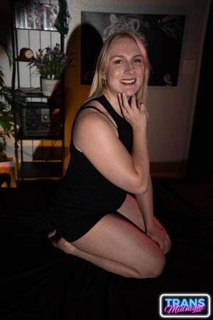 Sexy Trans Blaire Banks Dominates Buck's Ass - Photo 223