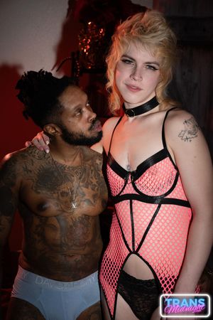 Petite Dream Divyne Seduces BBC With Lingerie - Photo 119