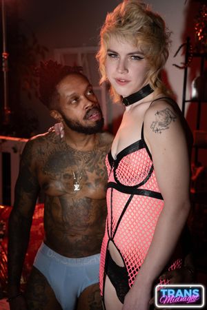 Petite Dream Divyne Seduces BBC With Lingerie - Photo 120
