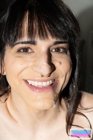 Sexy Trans Ceyba Sol Gets Facial BBC Explosion - Photo 280