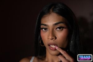 Trans Starlet Chanel Chance Gets Hard Taking Big Cock - Photo 9