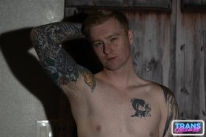 Leah deepthroats Silas, rides hard in reverse cowgirl, then cums on her tummy while he blasts her tits - Photo 134
