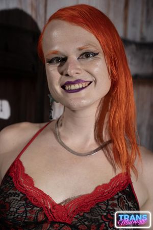 Transsexual goddess worships his black cock while he drills her ass raw - Photo 10