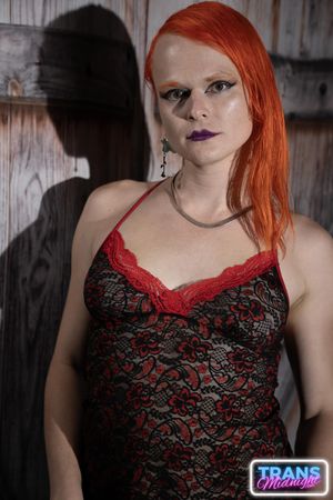 Transsexual goddess worships his black cock while he drills her ass raw - Photo 8