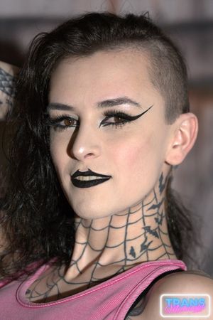 Viviana Rose, the transgender star, takes a big cock deep in her throat and ass - Photo 6