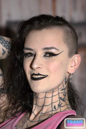 Viviana Rose, the transgender star, takes a big cock deep in her throat and ass - Photo 7