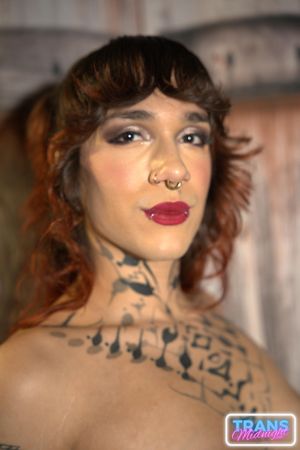Midnight Delight: A Brunette's Tattooed Passion - Photo 162
