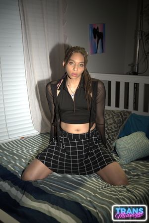 Pf Bhangs' Interracial Trans Anal Passion with Aelin Blue - Photo 18