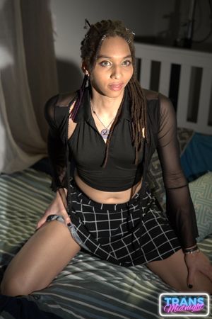 Pf Bhangs' Interracial Trans Anal Passion with Aelin Blue - Photo 22