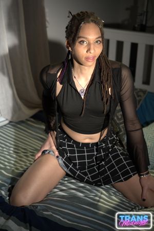 Pf Bhangs' Interracial Trans Anal Passion with Aelin Blue - Photo 24