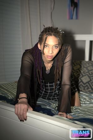 Pf Bhangs' Interracial Trans Anal Passion with Aelin Blue - Photo 38