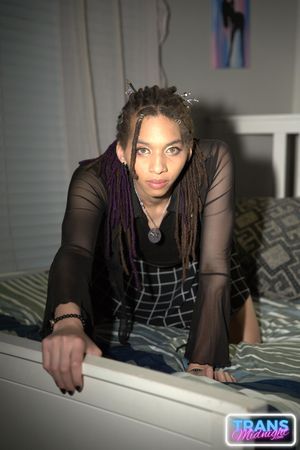 Pf Bhangs' Interracial Trans Anal Passion with Aelin Blue - Photo 39