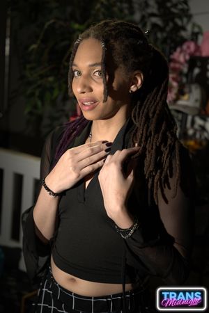 Pf Bhangs' Interracial Trans Anal Passion with Aelin Blue - Photo 5