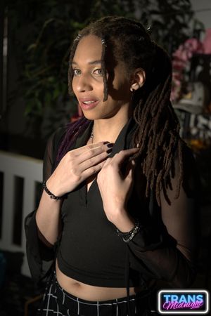 Pf Bhangs' Interracial Trans Anal Passion with Aelin Blue - Photo 6