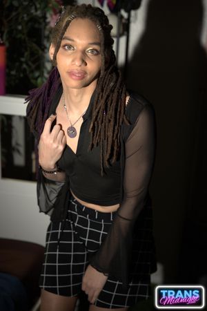 Pf Bhangs' Interracial Trans Anal Passion with Aelin Blue - Photo 9