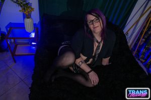 Violet's Halloween Surprise: Bareback Anal with Her Masked Lover - Photo 27