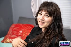 Petite Trans Cailey Katts Gets Barebacked & Cum On - Photo 11
