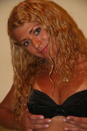 Curly hair shemale digs her cock deep into latina teen pussy - Photo 44