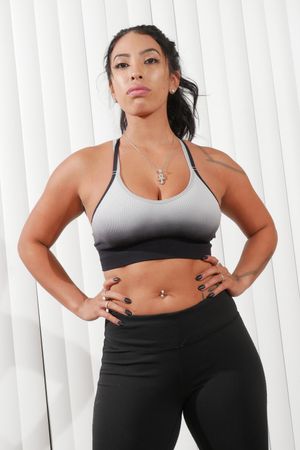 Tight Fit Latina Amira Styles Nude Yoga And Masturbation - Photo 22