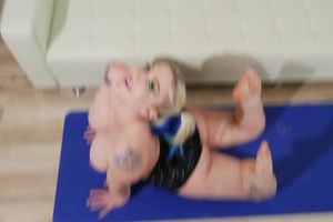 Experienced Yogi Leya Falcon Shows Her Poses And Masturbates - Photo 53